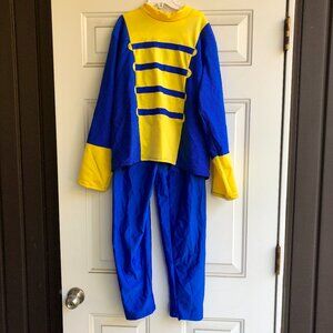 Creations Lyman Blue Yellow Marching Band Parade Costume M Made in Canada No Hat